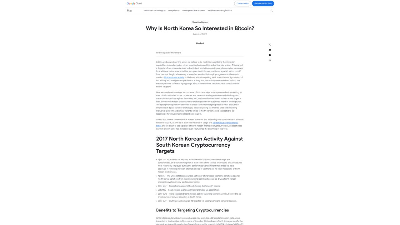 Thumbnail for Why Is North Korea So Interested in Bitcoin?