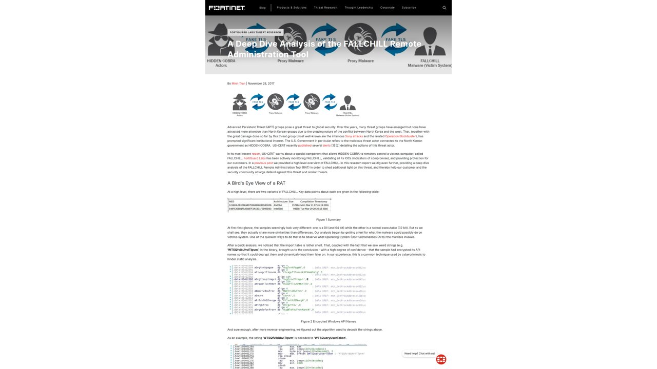 Thumbnail for A Deep Dive Analysis of the FALLCHILL Remote Administration Tool