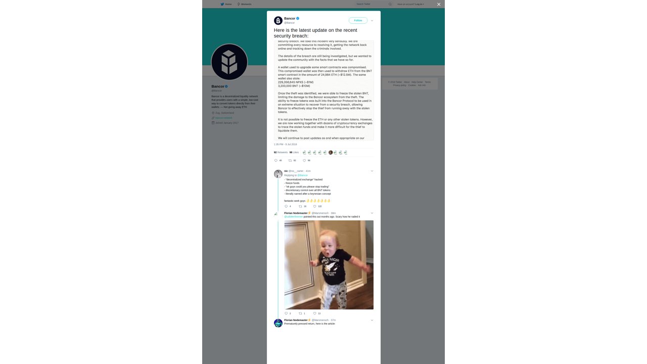 Thumbnail for Here is the latest update on the recent security breach