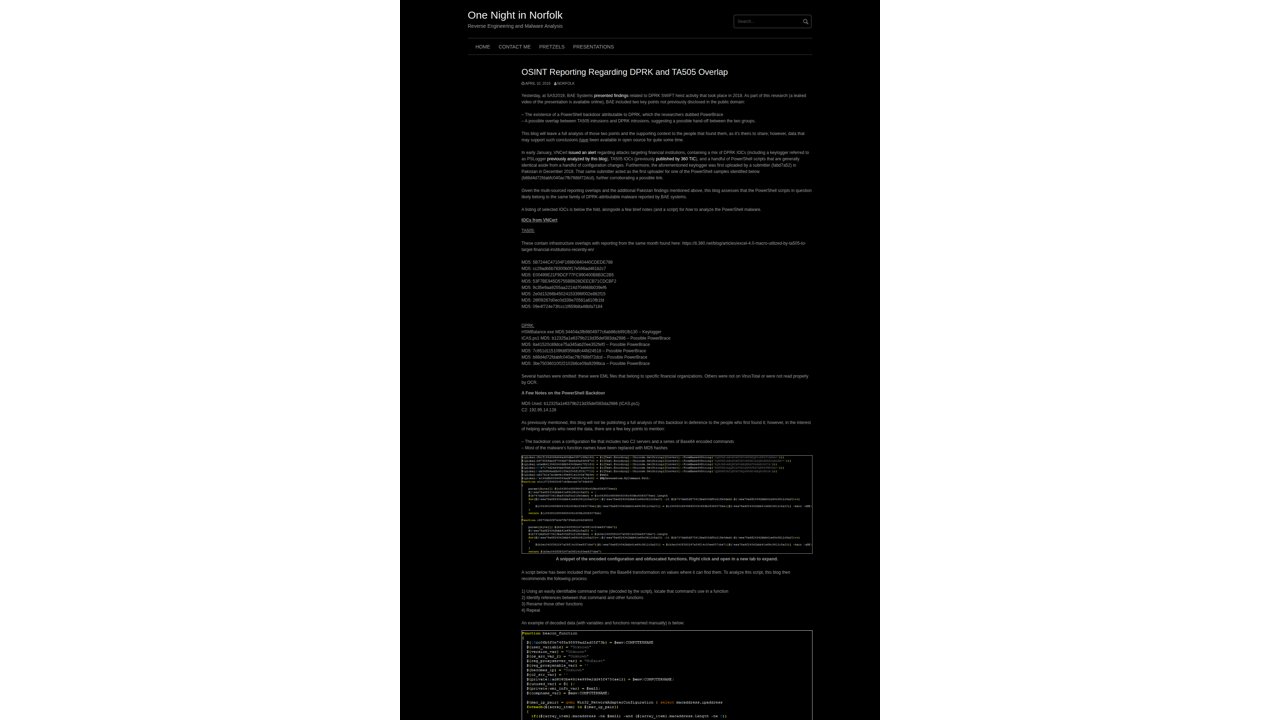 Thumbnail for OSINT Reporting Regarding DPRK and TA505 Overlap