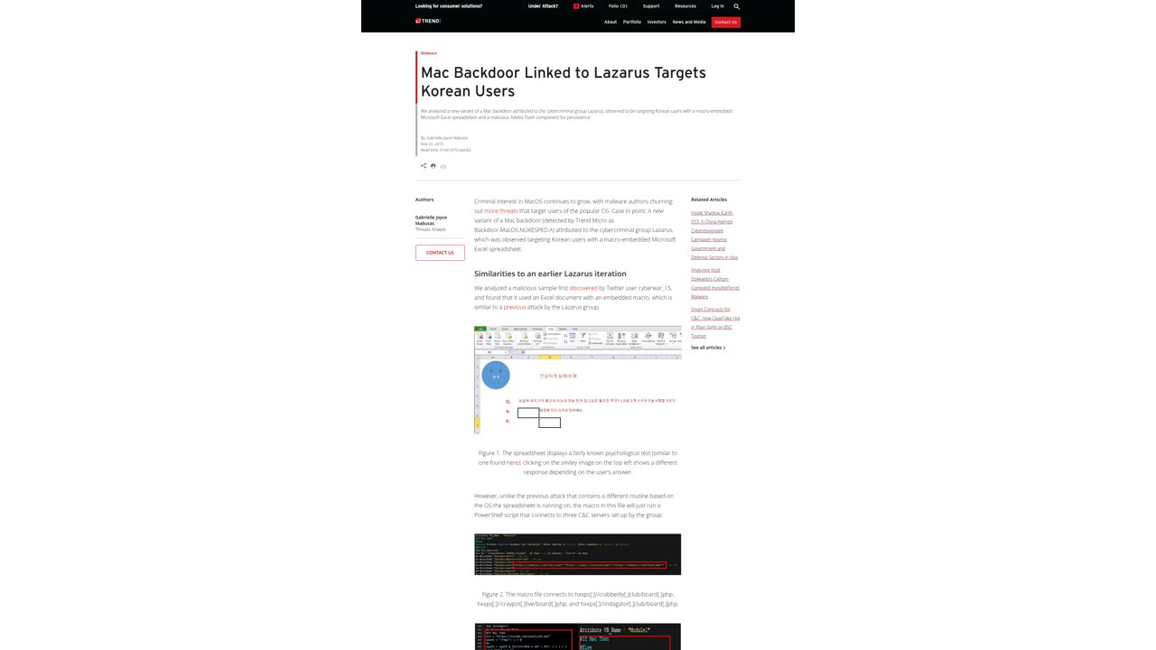 Thumbnail for Mac Backdoor Linked to Lazarus Targets Korean Users
