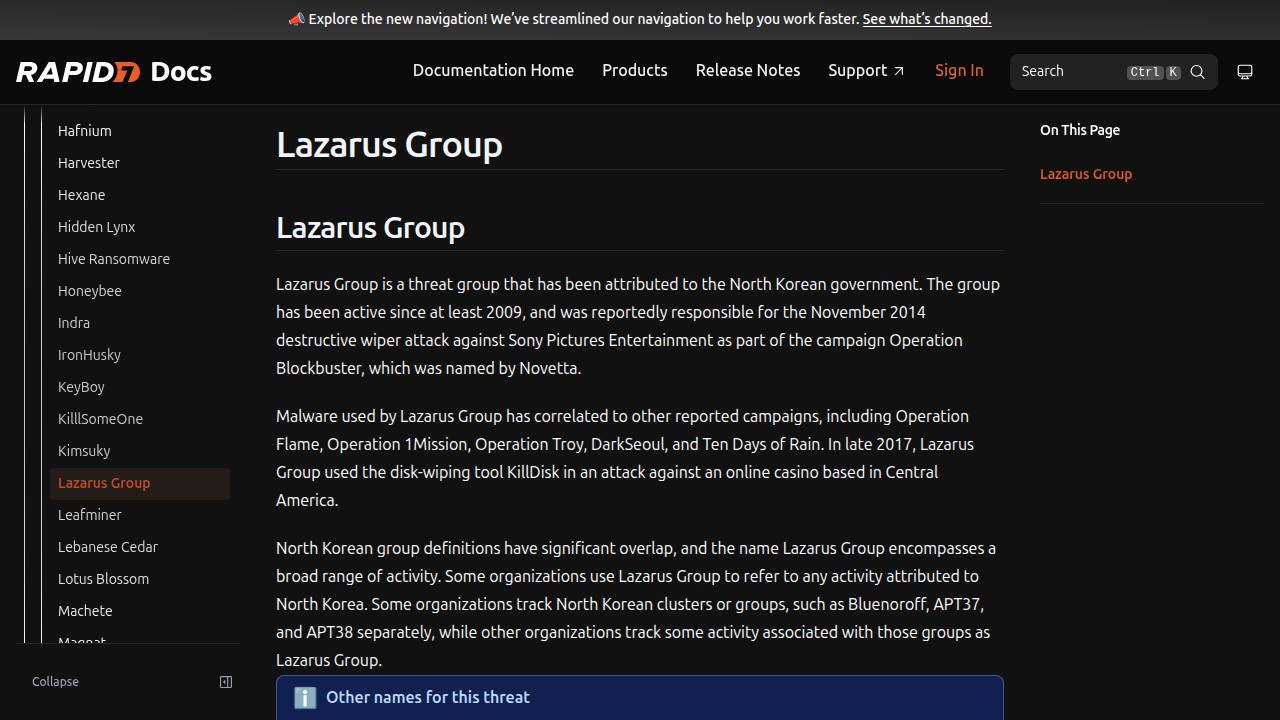 Thumbnail for Lazarus Group
