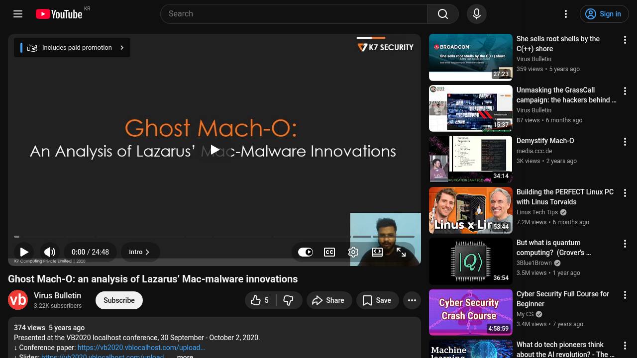 Thumbnail for Ghost Mach-O: an analysis of Lazarus’ Mac-malware innovations