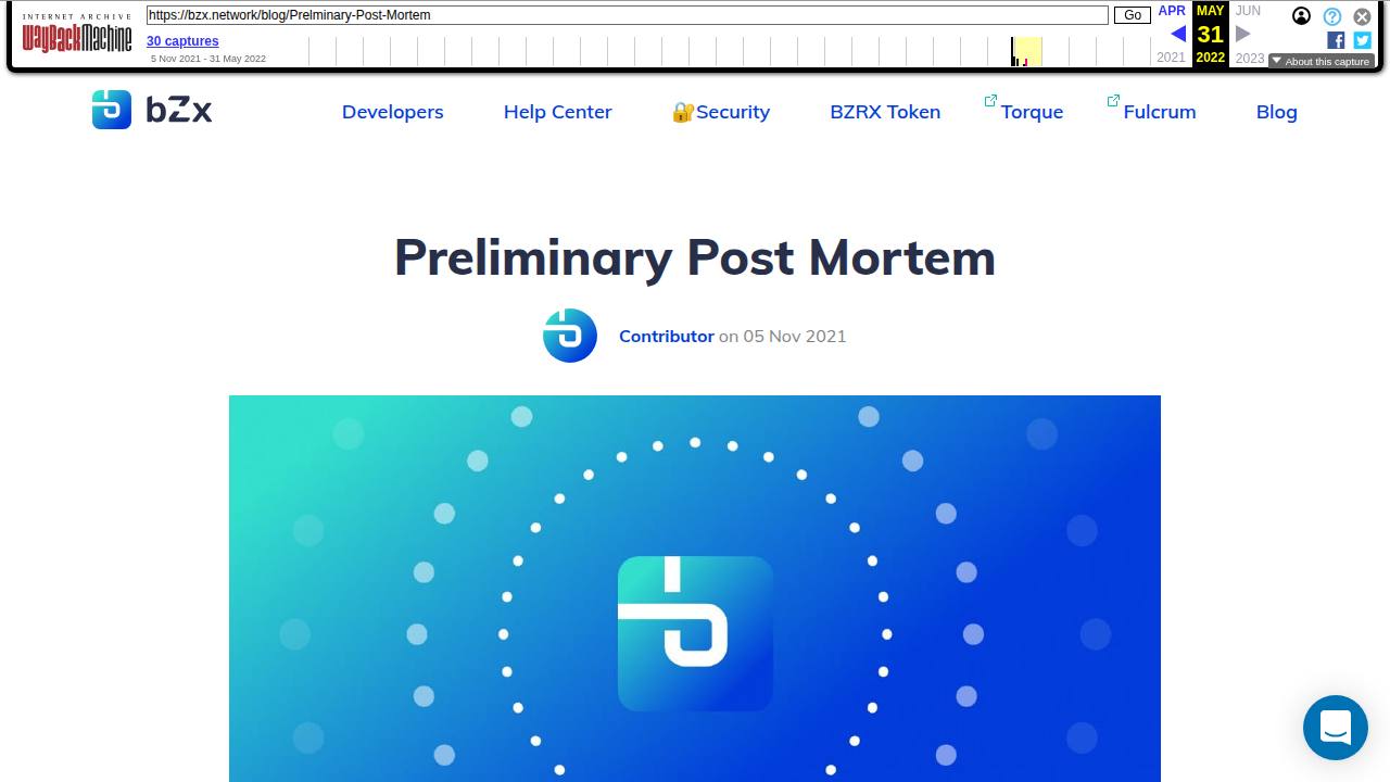 Thumbnail for Preliminary Post Mortem