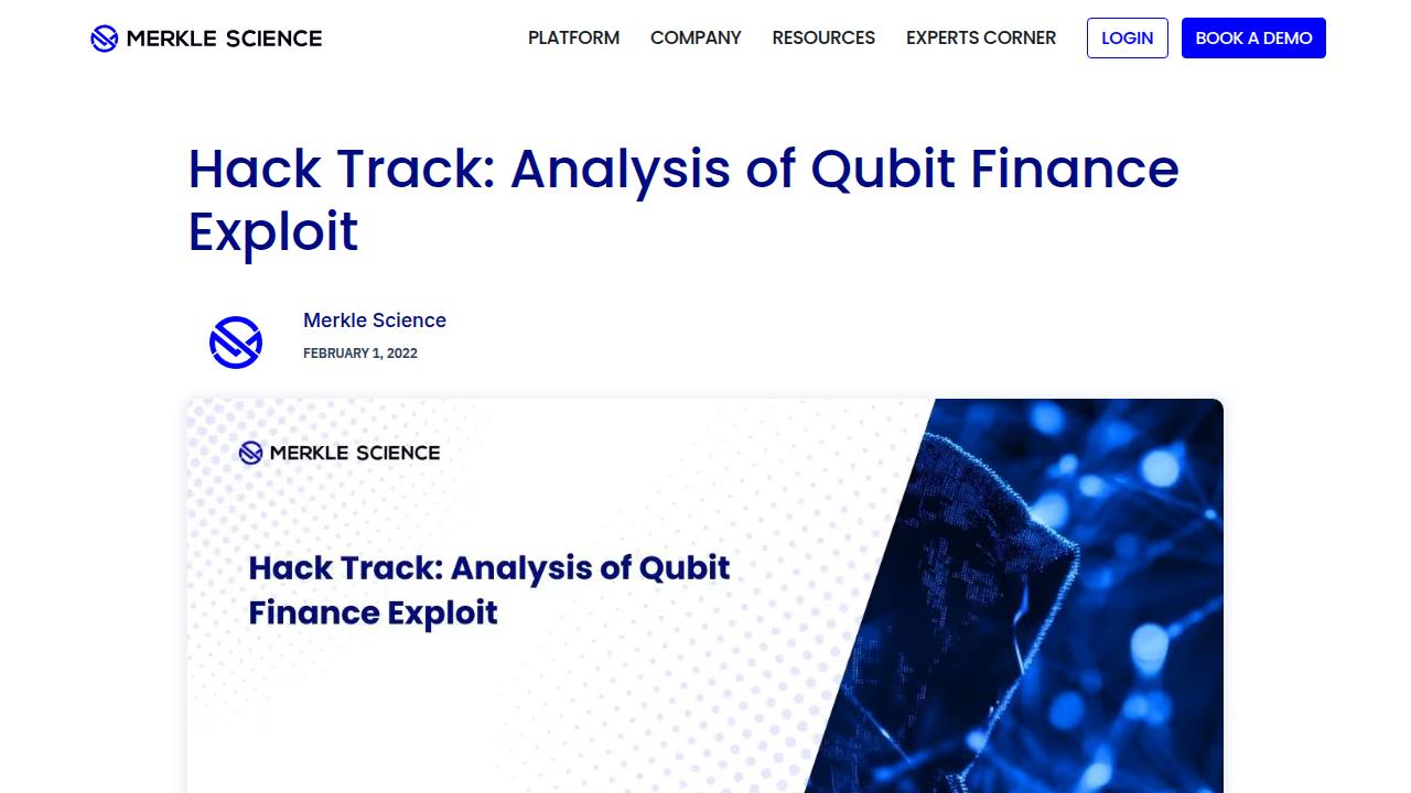 Thumbnail for Hack Track: Analysis of Qubit Finance Exploit