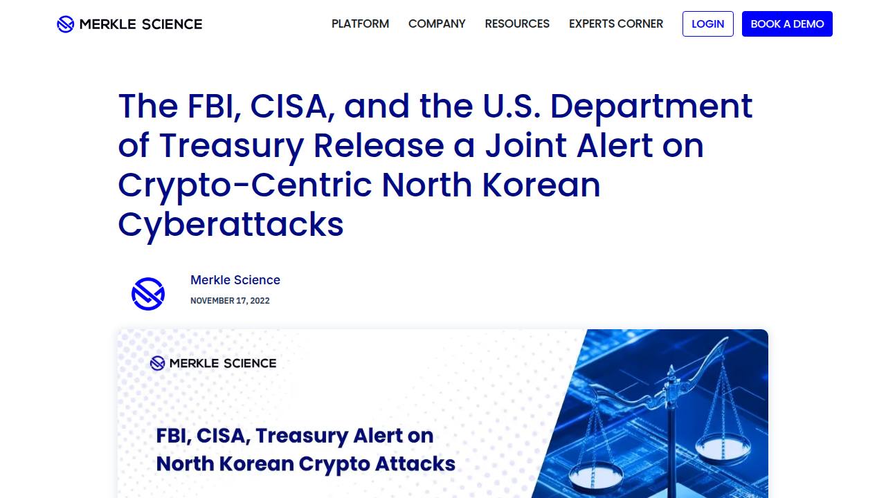 Thumbnail for The FBI, CISA, and the U.S. Department of Treasury Release a Joint Alert on Crypto-Centric North Korean Cyberattacks