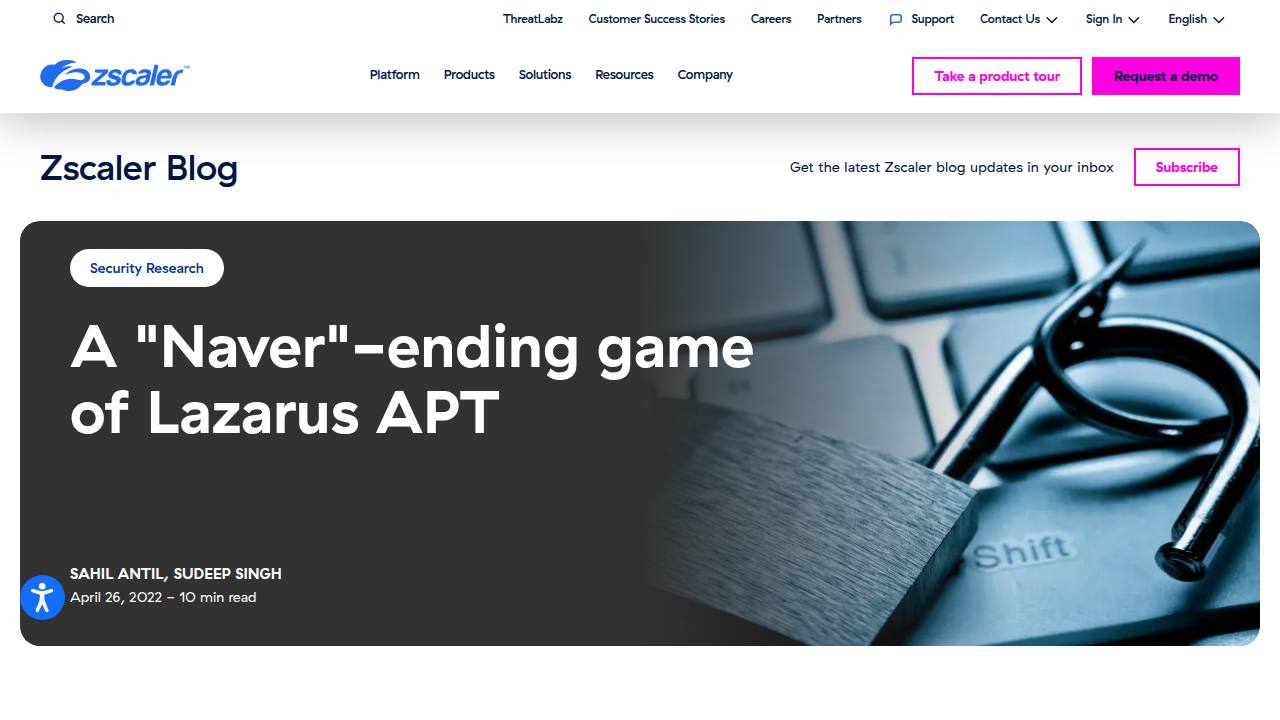 Thumbnail for A "Naver"-ending game of Lazarus APT