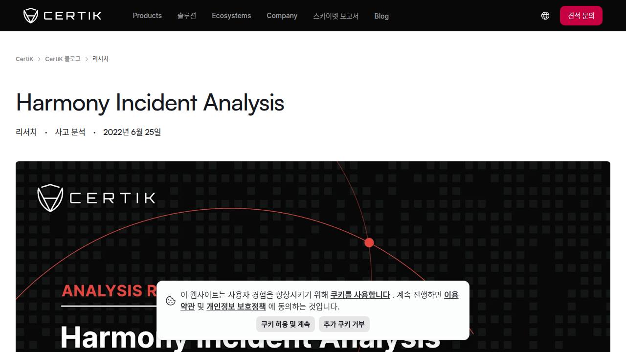 Thumbnail for Harmony Incident Analysis