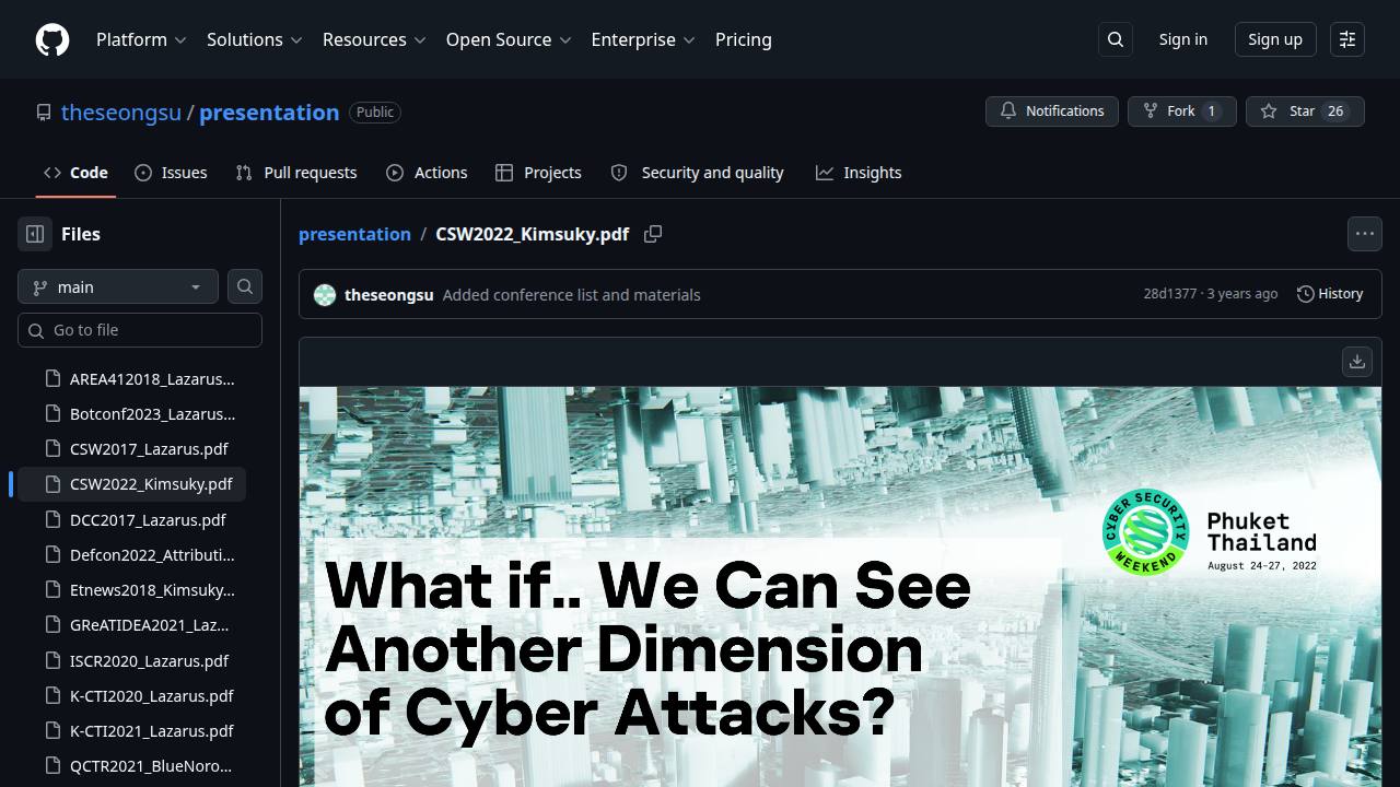Thumbnail for What if.. We Can See Another Dimension of Cyber Attacks?