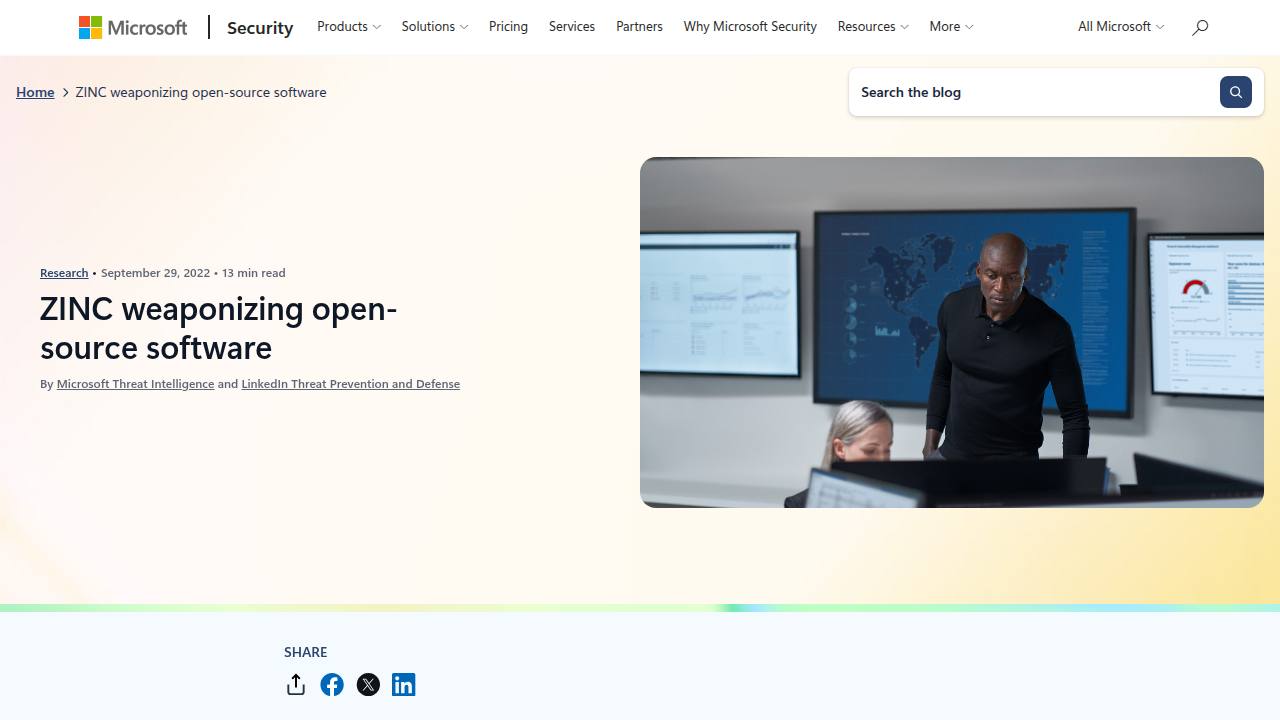 Thumbnail for ZINC weaponizing open-source software
