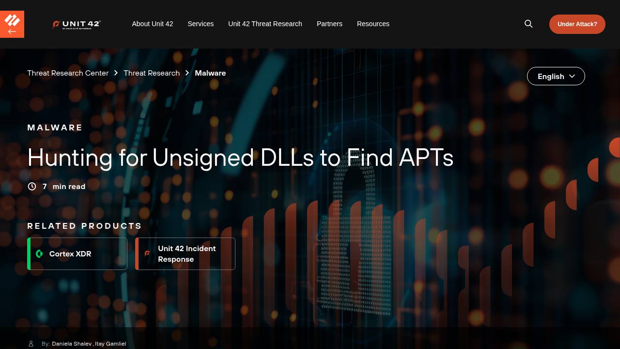 Thumbnail for Hunting for Unsigned DLLs to Find APTs