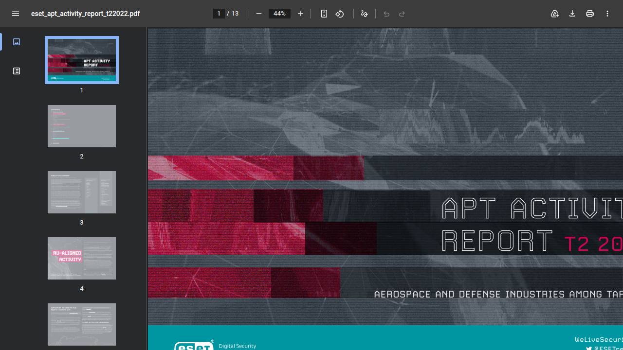 Thumbnail for APT ACTIVITY REPORT T2 2022