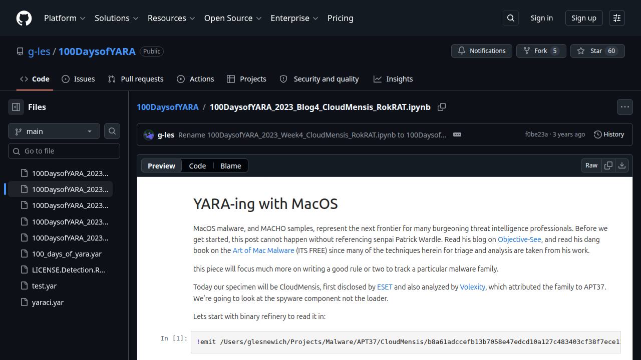 Thumbnail for YARA-ing with MacOS