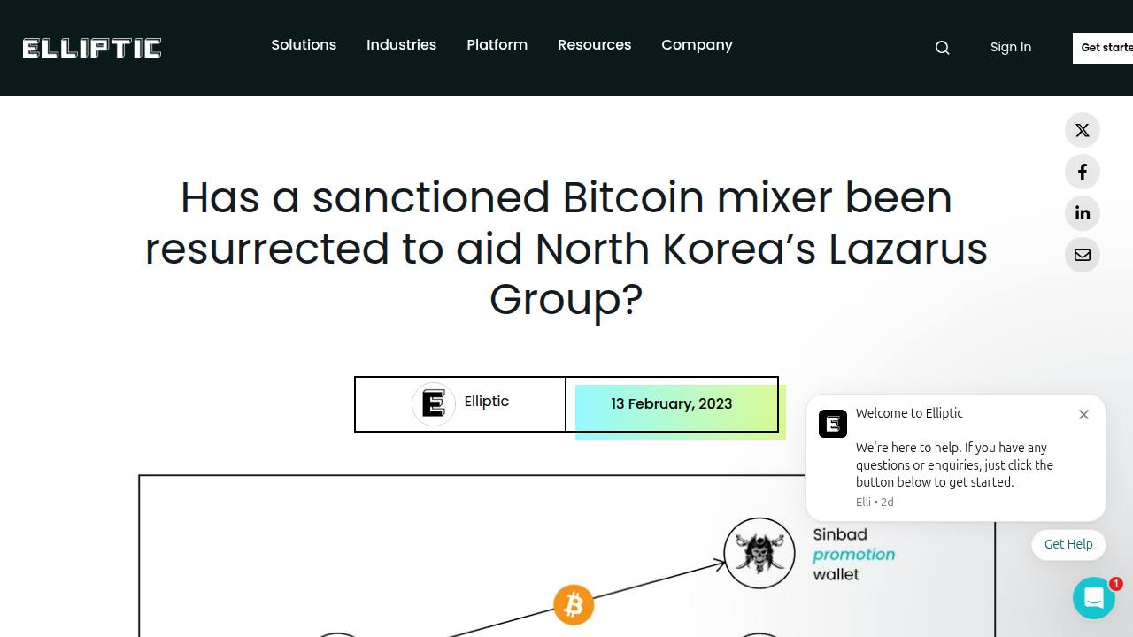 Thumbnail for Has a Sanctioned Bitcoin Mixer Been Resurrected to Aid North Korea’s Lazarus Group?