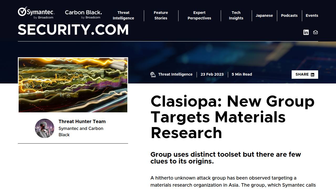 Thumbnail for Clasiopa: New Group Targets Materials Research