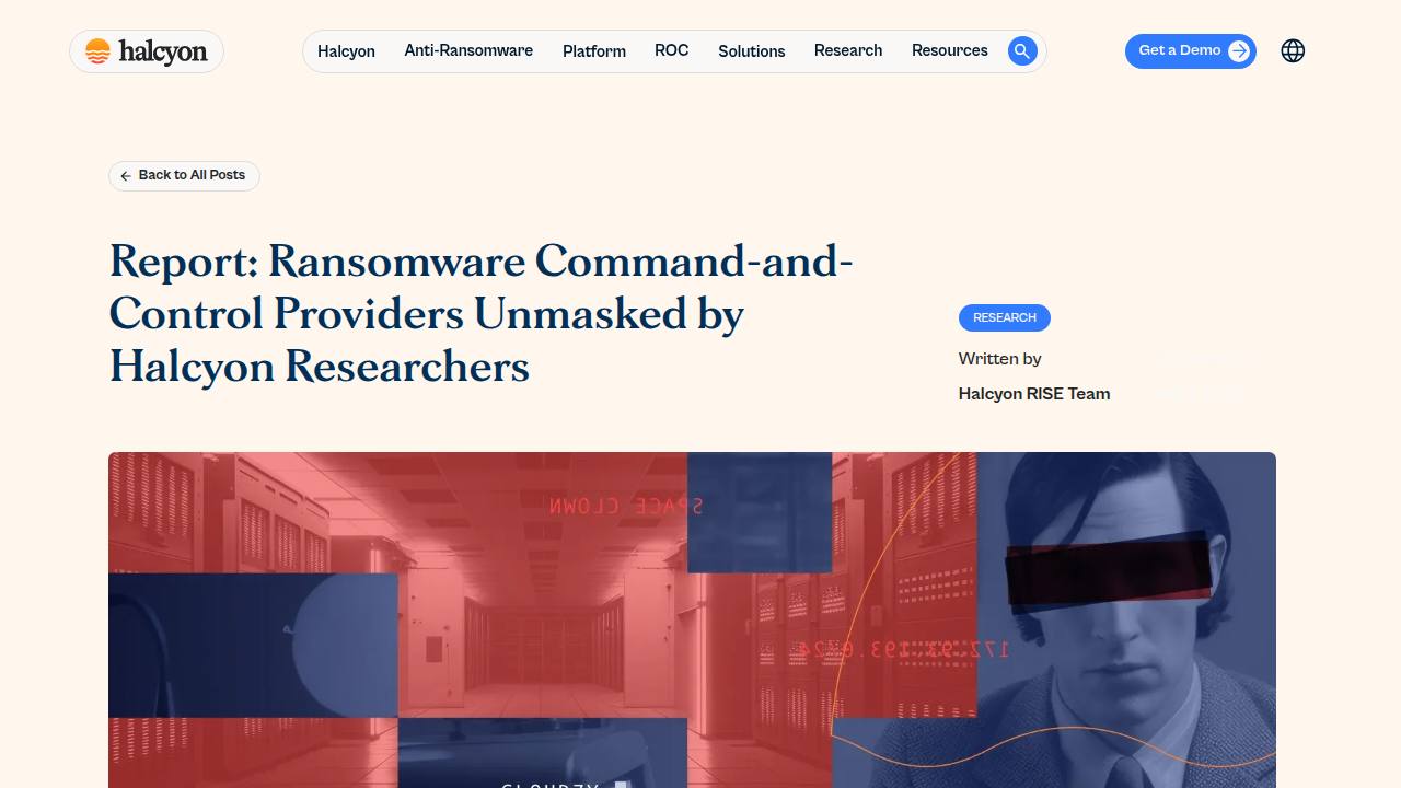 Thumbnail for Ransomware Command-and-Control Providers Unmasked by Halcyon Researchers
