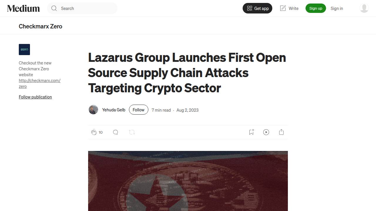 Thumbnail for Lazarus Group Launches First Open Source Supply Chain Attacks Targeting Crypto Sector