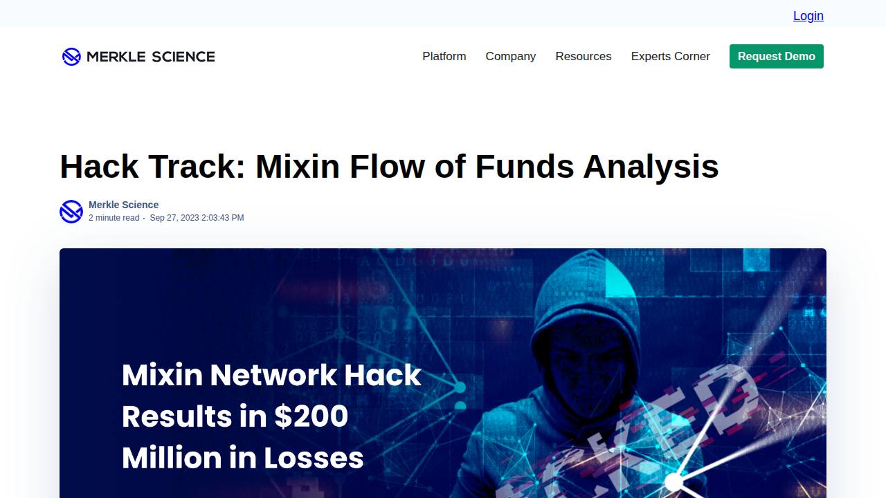 Thumbnail for Mixin Flow of Funds Analysis