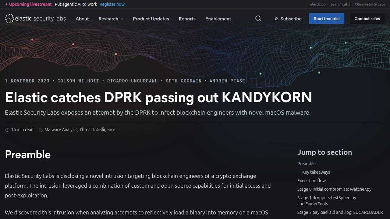Thumbnail for Elastic catches DPRK passing out KANDYKORN