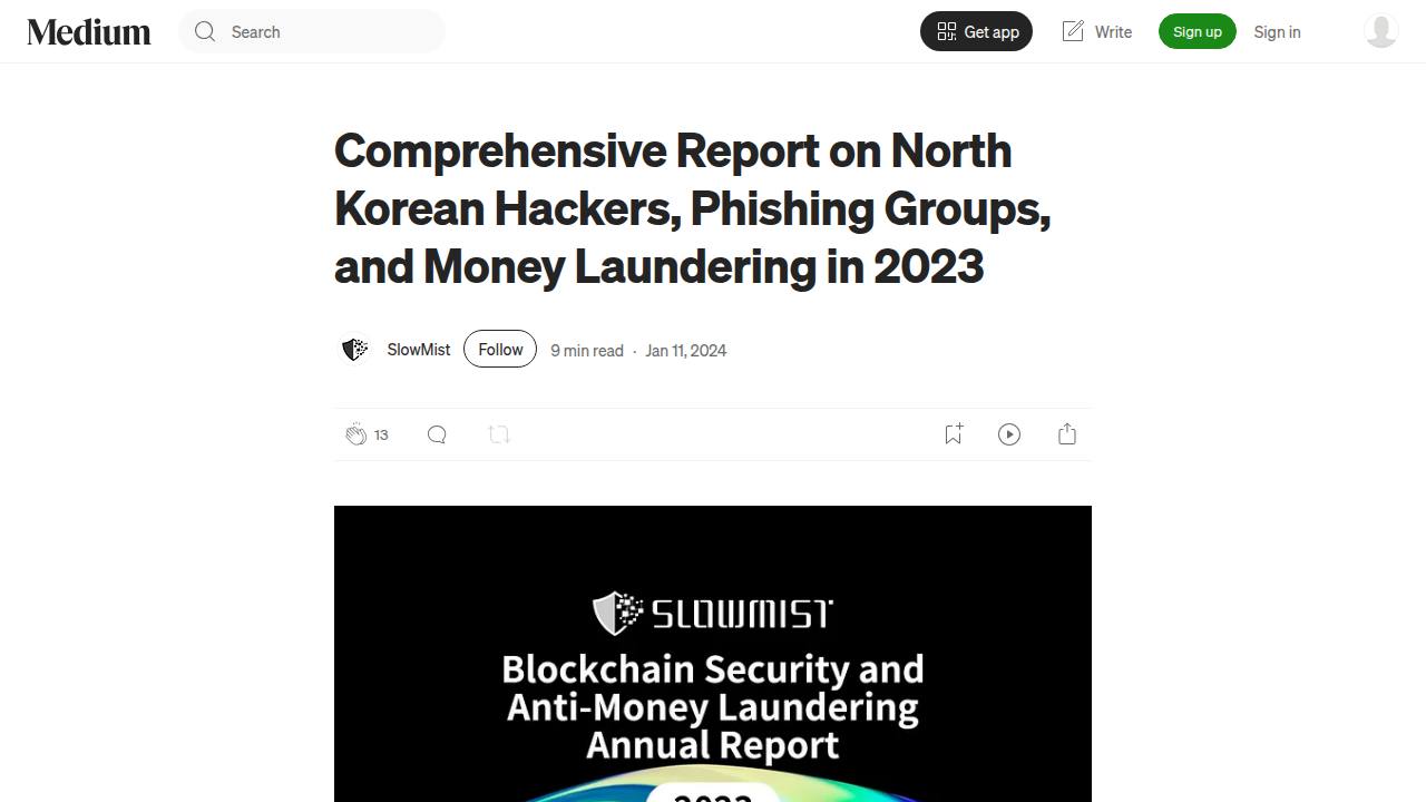 Thumbnail for Comprehensive Report on North Korean Hackers, Phishing Groups, and Money Laundering in 2023