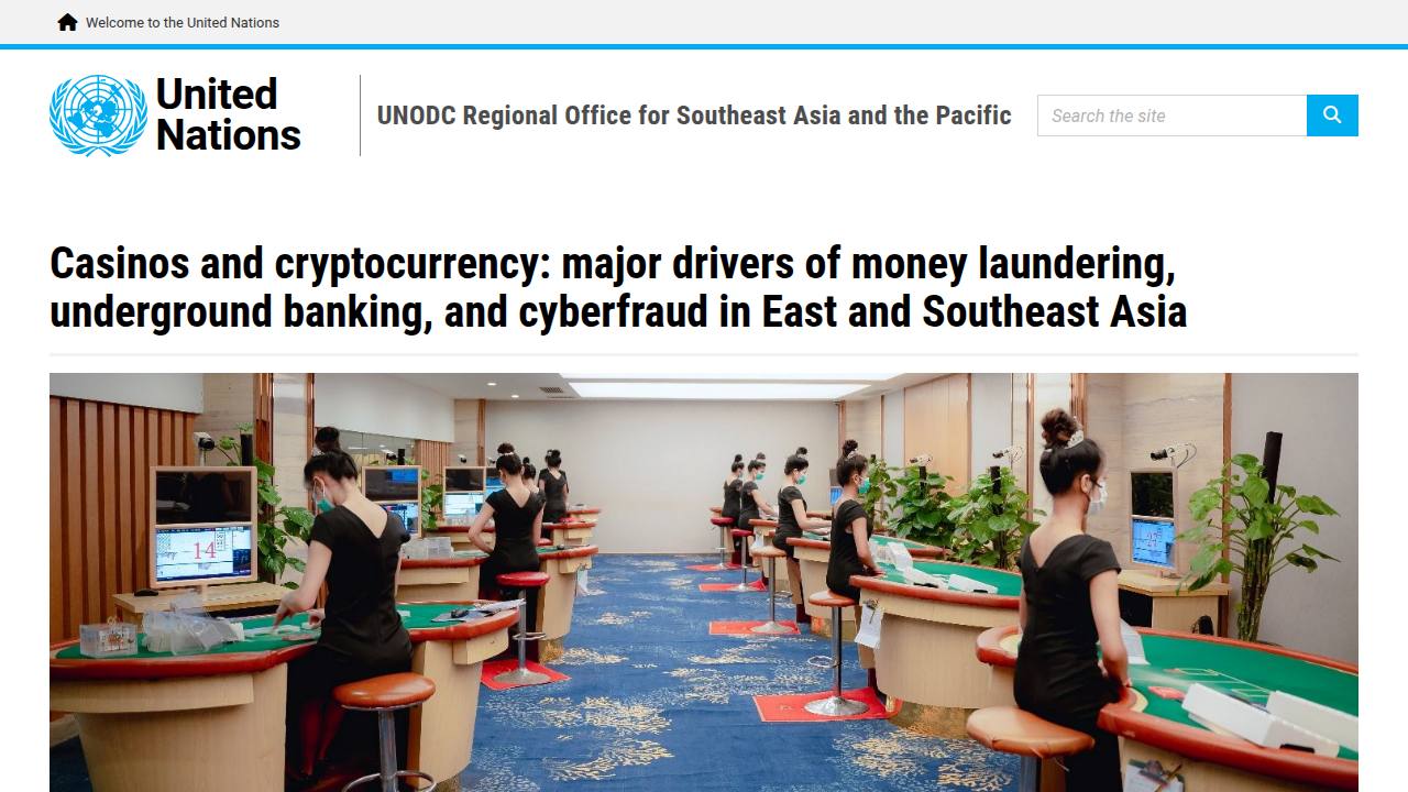 Thumbnail for Casinos and cryptocurrency: major drivers of money laundering, underground banking, and cyberfraud in East and Southeast Asia