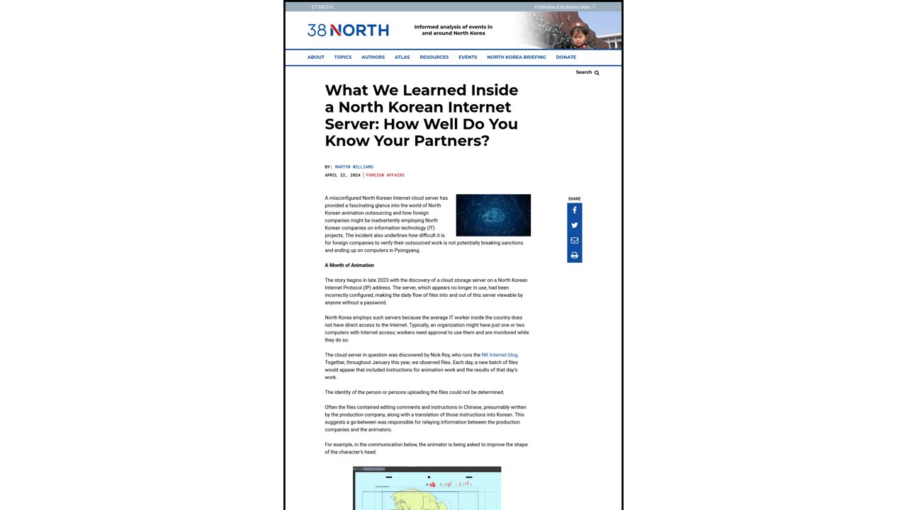 Thumbnail for What We Learned Inside a North Korean Internet Server: How Well Do You Know Your Partners?