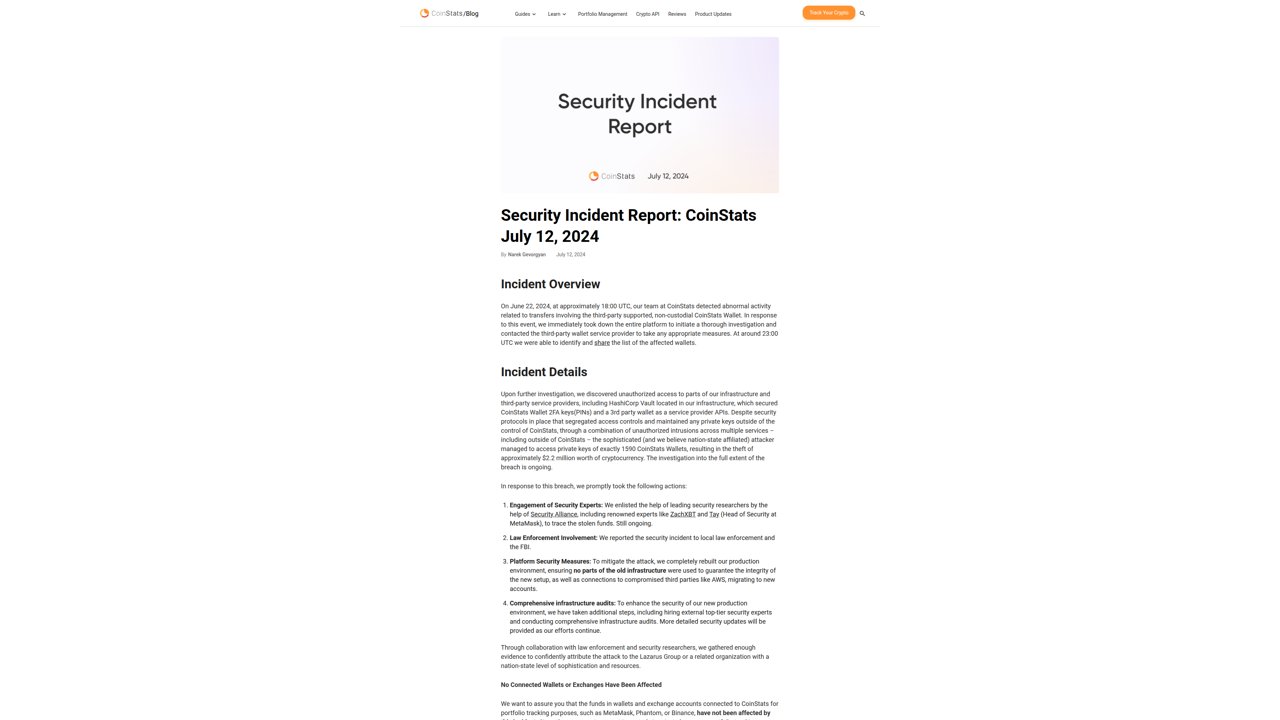 Thumbnail for Security Incident Report