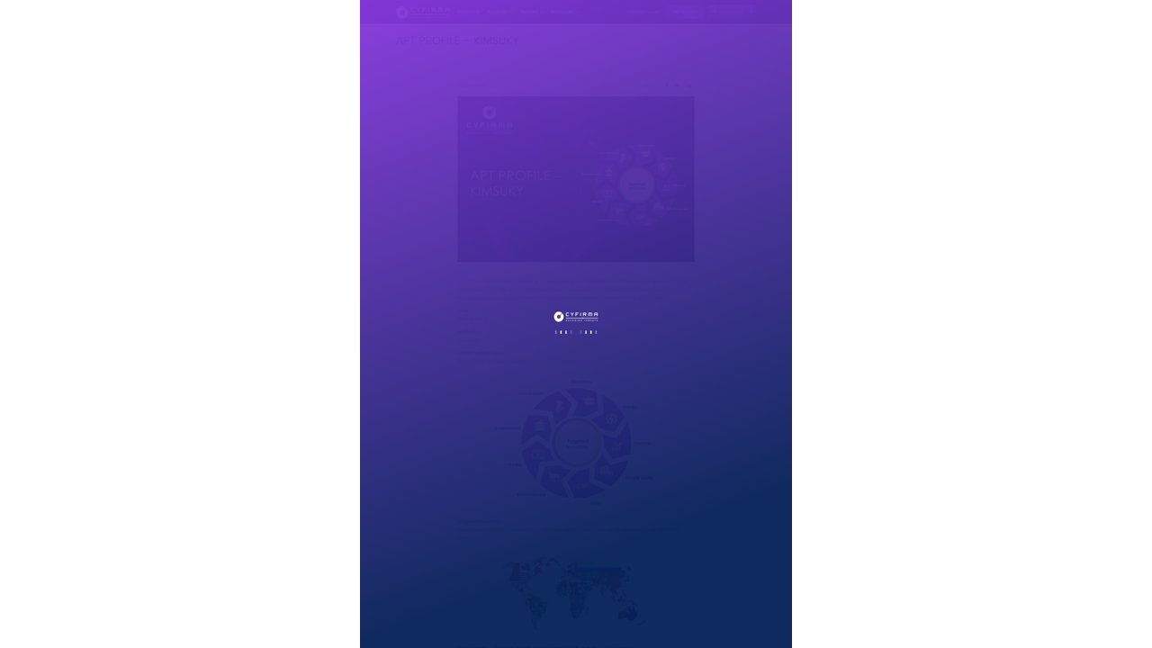 Thumbnail for APT PROFILE – KIMSUKY