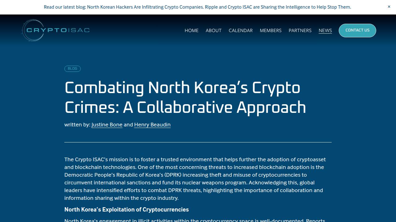 Thumbnail for Combating North Korea’s Crypto Crimes: A Collaborative Approach