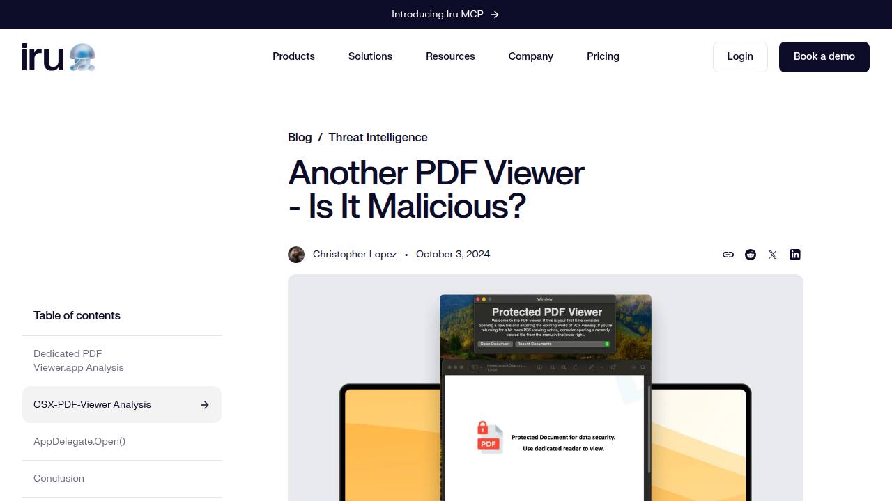 Thumbnail for Another PDF Viewer - Is It Malicious?
