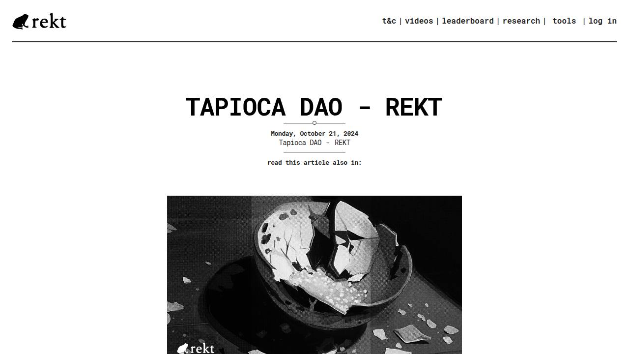 Thumbnail for Tapioca DAO