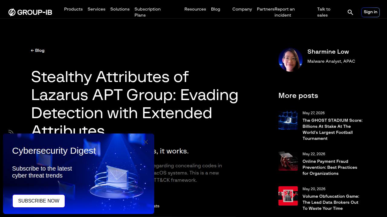 Thumbnail for Stealthy Attributes of APT Lazarus: Evading Detection with Extended Attributes