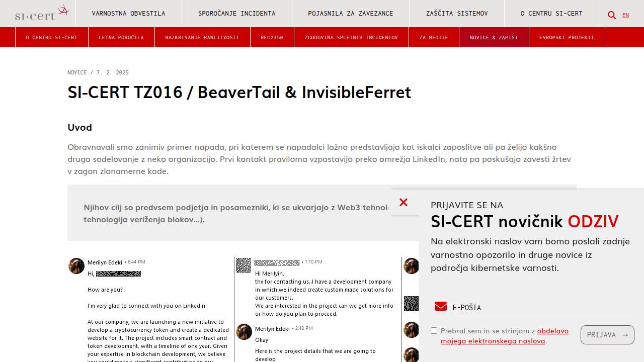 Thumbnail for BeaverTail & InvisibleFerret