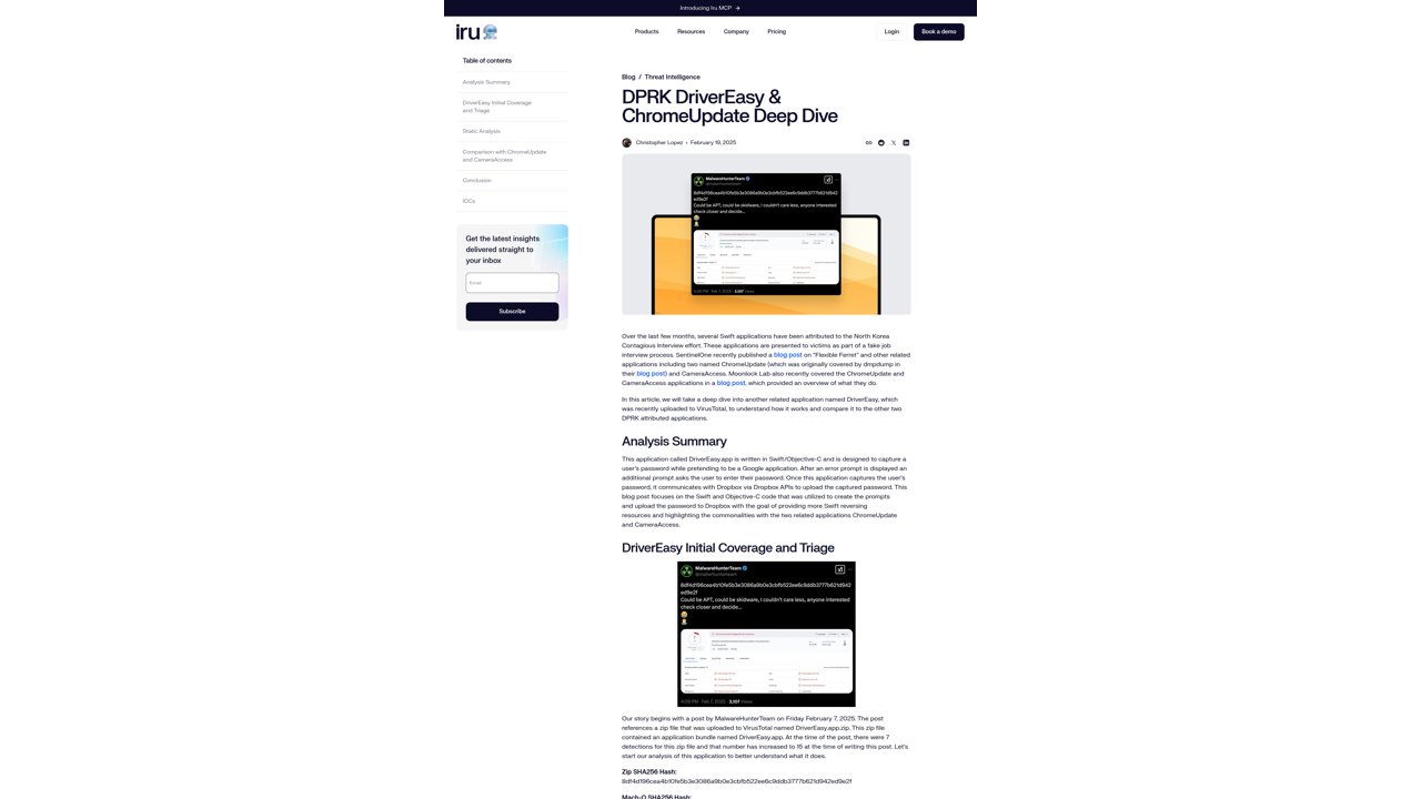 Thumbnail for DPRK DriverEasy & ChromeUpdate Deep Dive