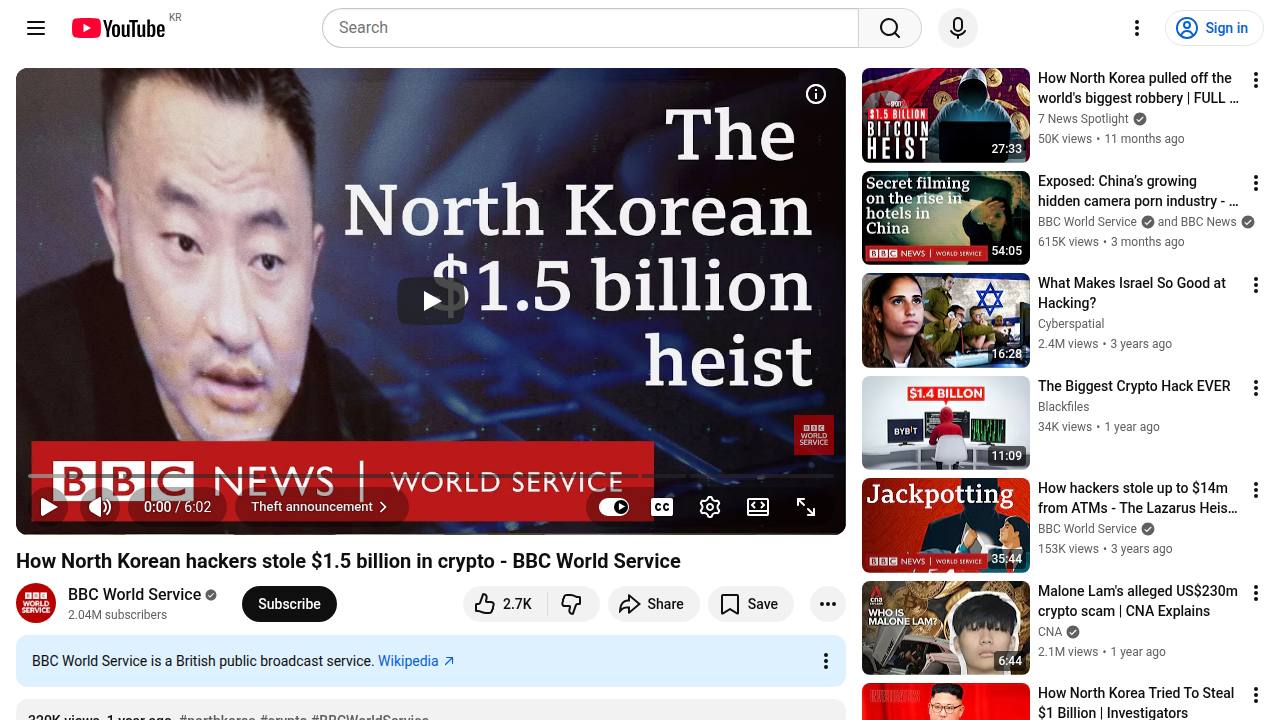 Thumbnail for How North Korean hackers executed history’s biggest $1.5 billion crypto heist