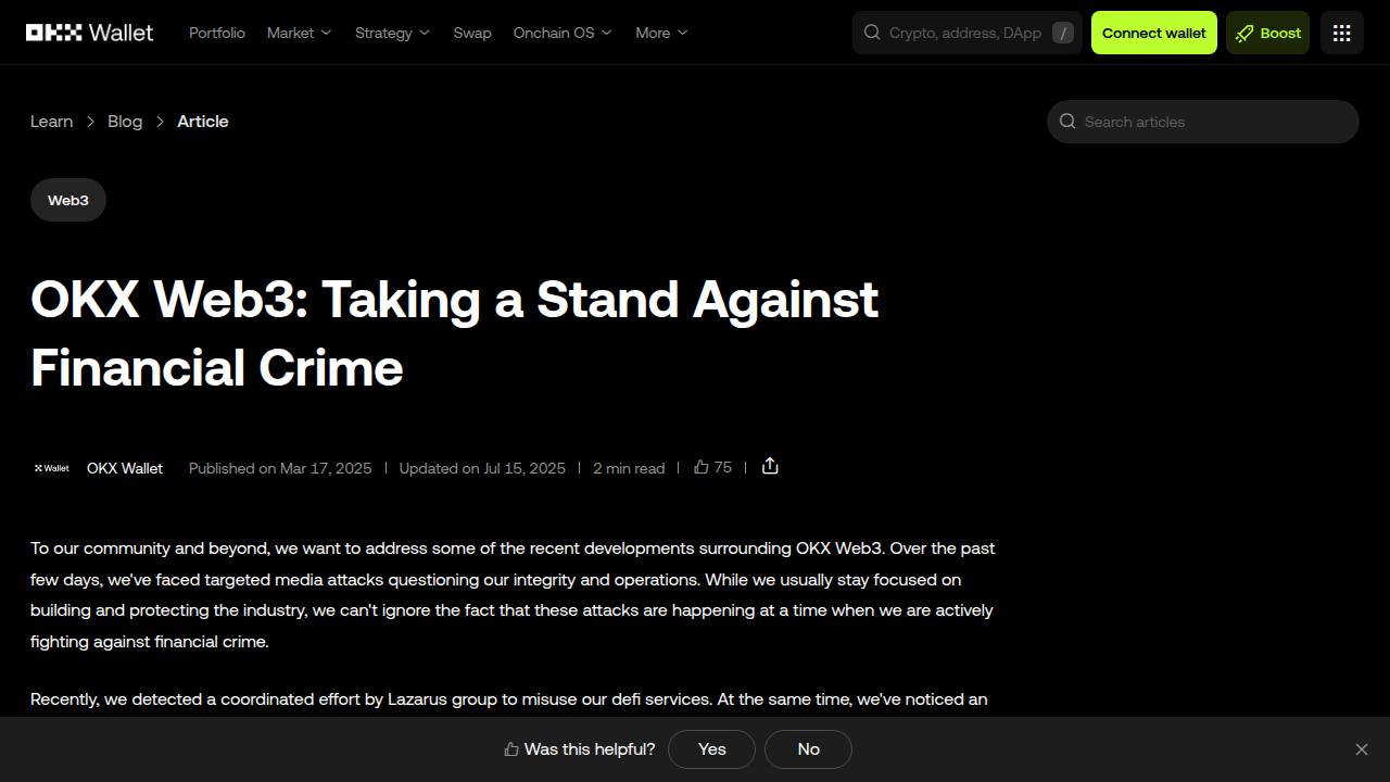 Thumbnail for Taking a Stand Against Financial Crime