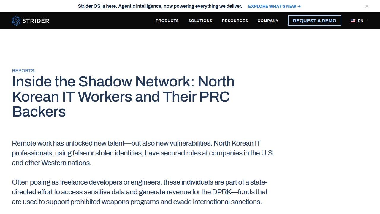 Thumbnail for Inside the Shadow Network: North Korean IT Workers and Their PRC Backers