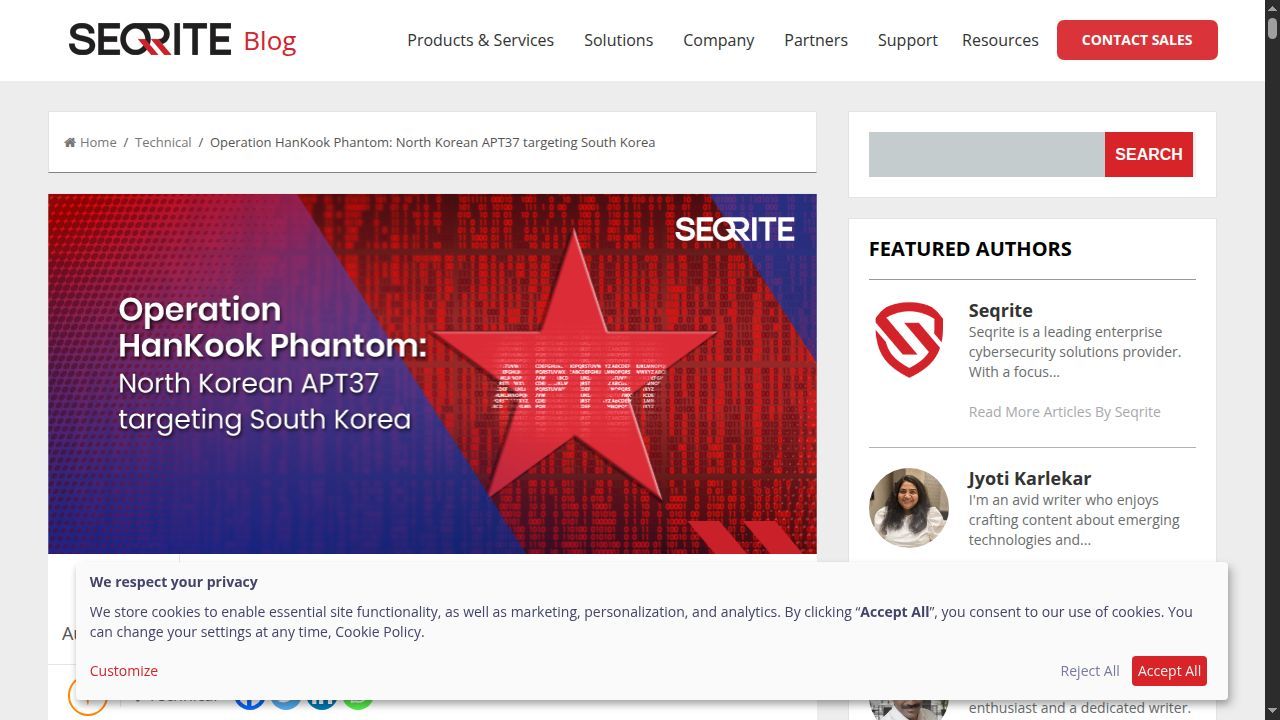 Thumbnail for Operation HanKook Phantom: APT37 Spear-Phishing Campaign
