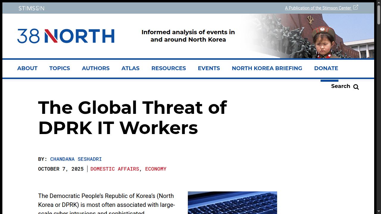 Thumbnail for The Global Threat of DPRK IT Workers
