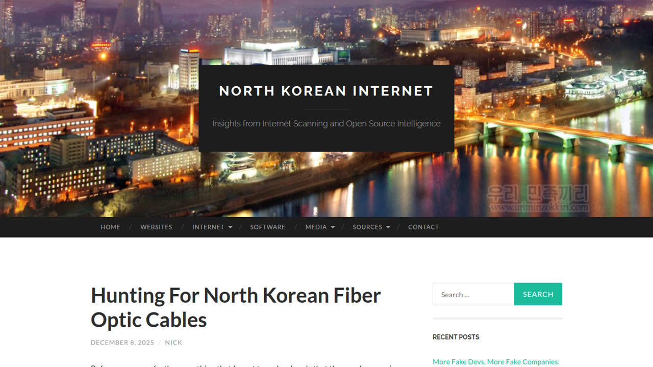 Thumbnail for Hunting For North Korean Fiber Optic Cables