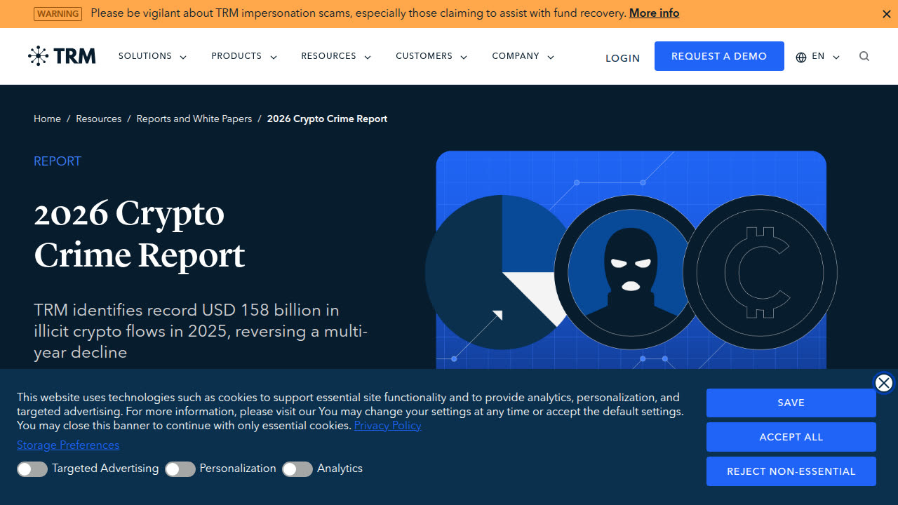 Thumbnail for 2026 Crypto Crime Report – Illicit Crypto Trends & Typologies