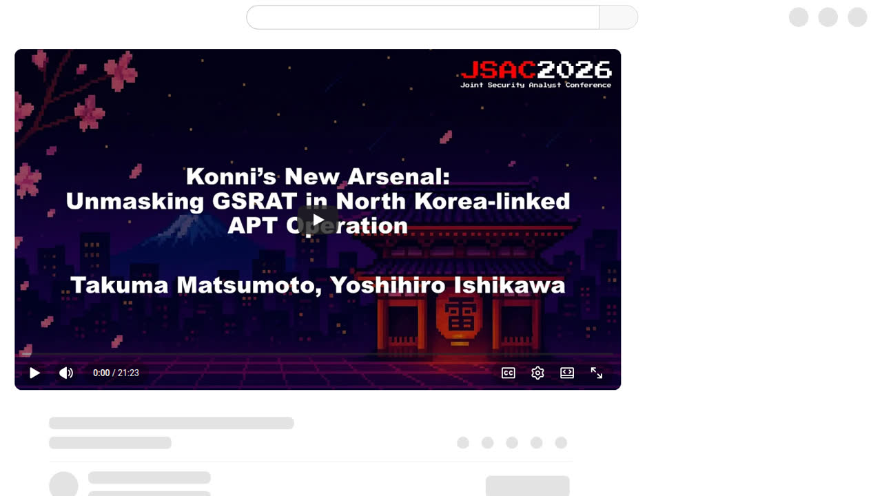 Thumbnail for Konni’s New Arsenal: Unmasking GSRAT in North Korea-linked APT Operation