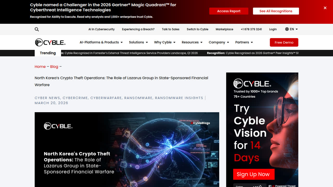 Thumbnail for North Korea’s Crypto Theft Operations: The Role of Lazarus Group in State-Sponsored Financial Warfare