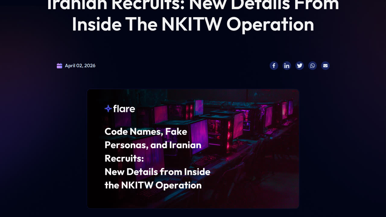 Thumbnail for Code Names, Fake Personas, and Iranian Recruits: New Details from Inside the NKITW Operation