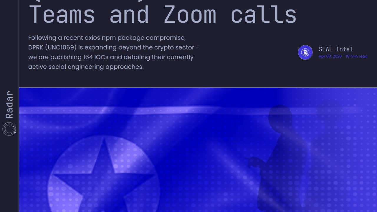 Thumbnail for Advisory on DPRK (UNC1069) Fake Microsoft Teams and Zoom calls