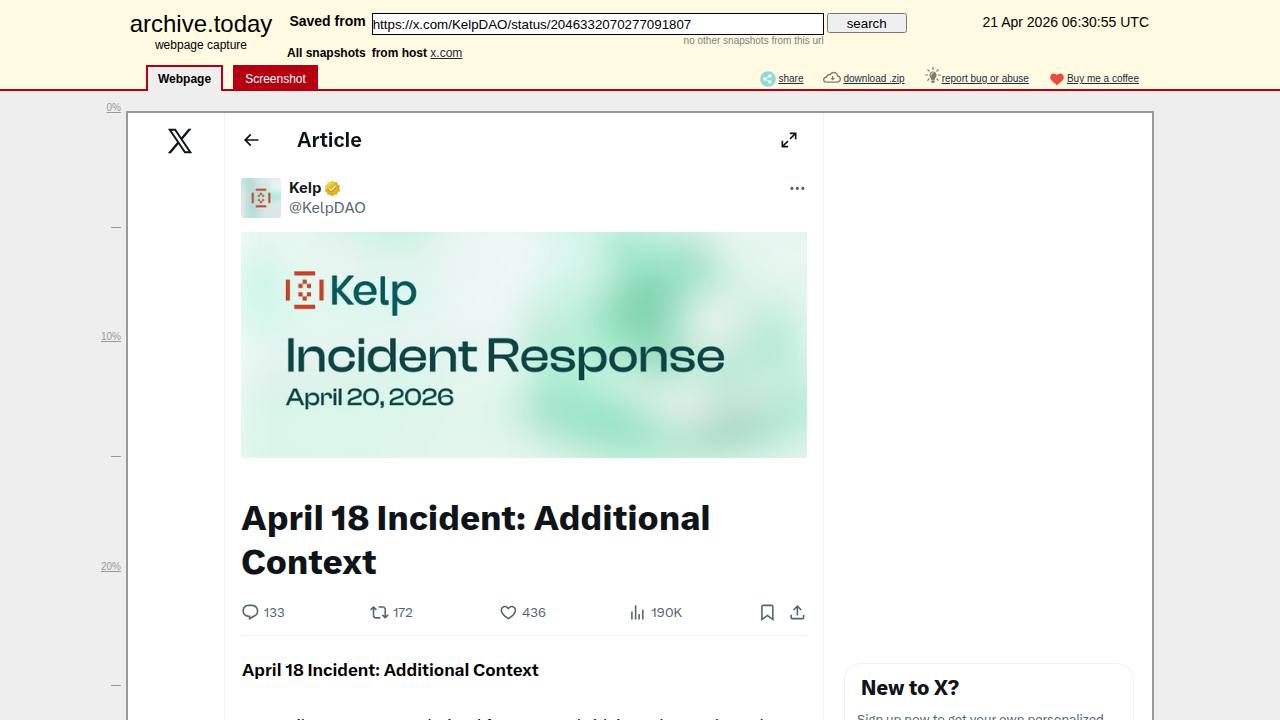 Thumbnail for April 18 Incident: Additional Context