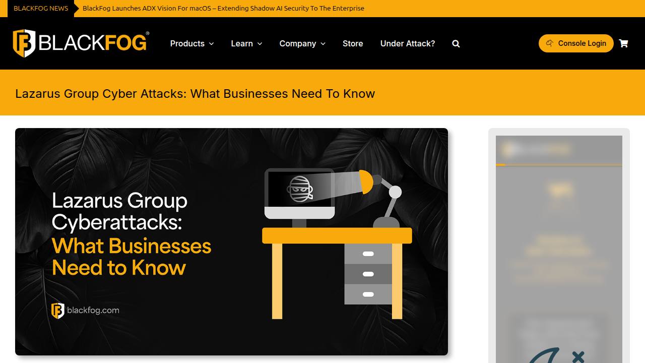 Thumbnail for Lazarus Group Cyber Attacks: What Businesses Need To Know